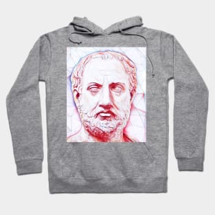 Thucydides Portrait | Thucydides Artwork | Line Art Hoodie